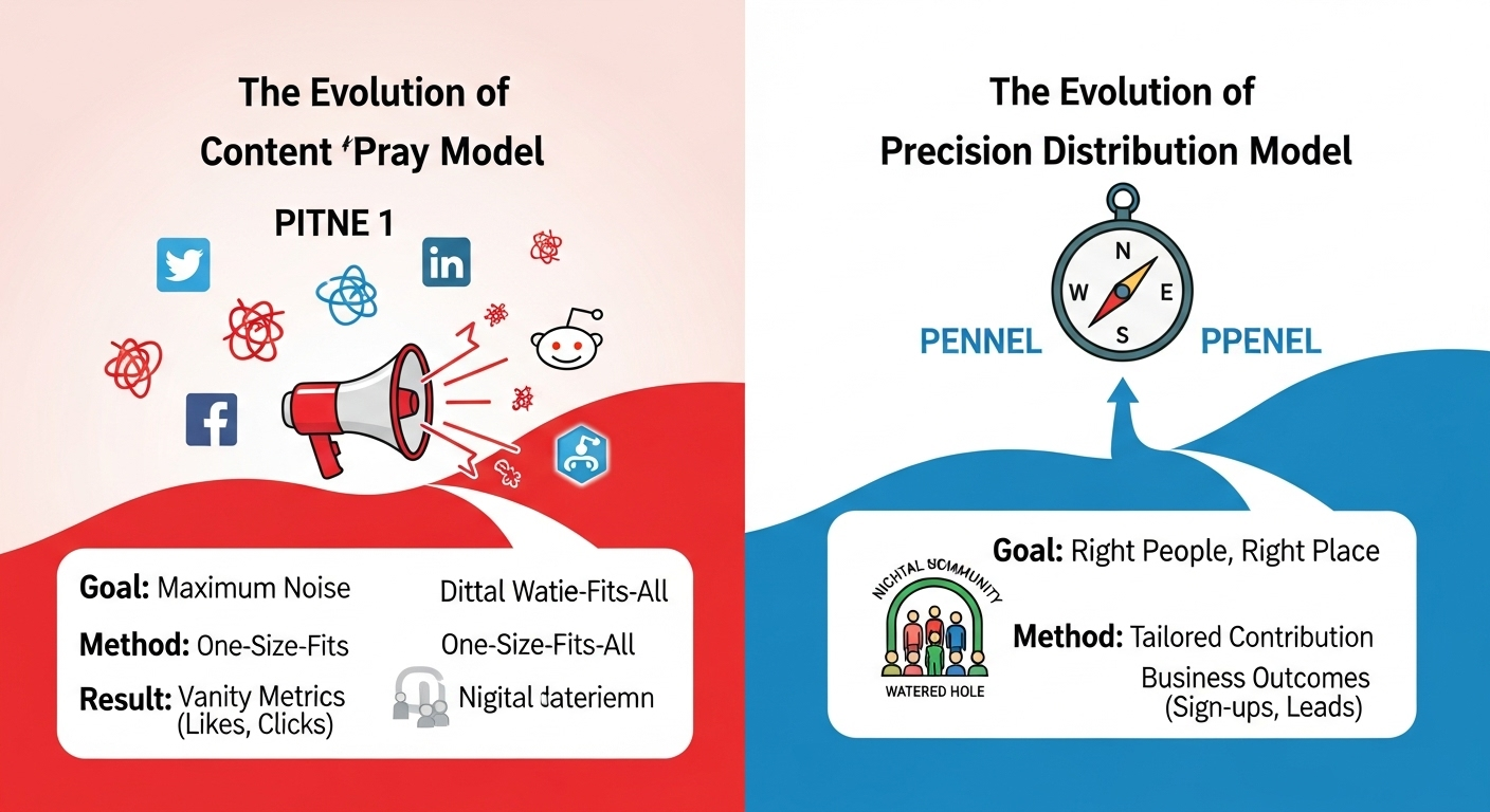 From Bullhorn to Compass: Two Models of Distribution