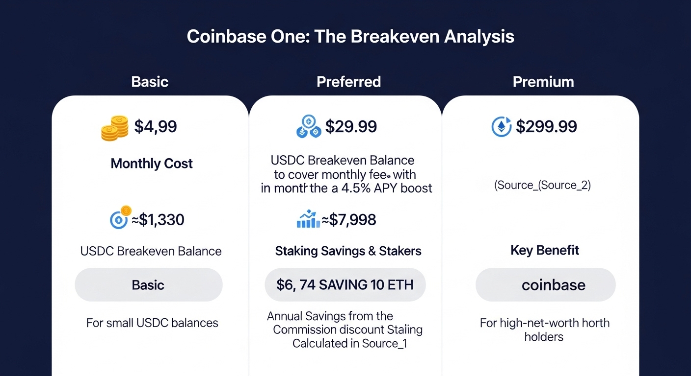 The Breakeven Point: When Does Coinbase One Pay for Itself?