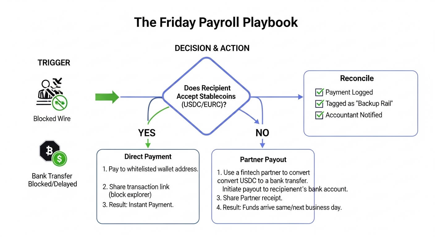 The Friday Playbook: From 'Wire Stuck' to 'Team Paid'