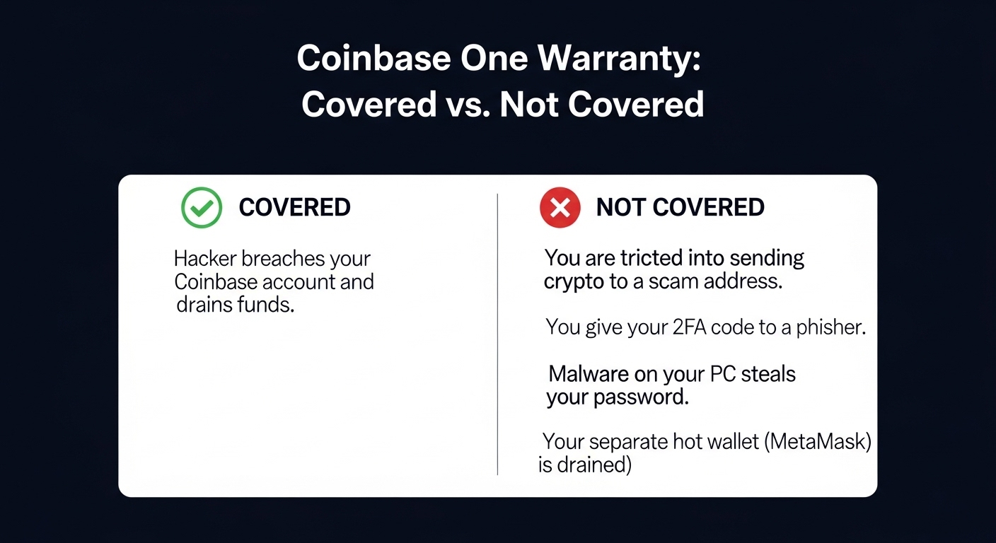 Coinbase One Warranty: Covered vs. Not Covered